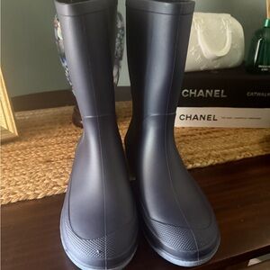 Blue Rain Boots